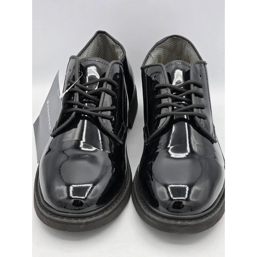 Propper Patrol Oxford Shoes Mens 11.5 Black Patent Leather Uniform F4517 -New